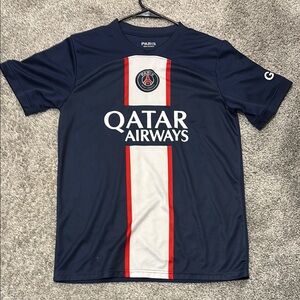Aris Blue and Red Soccer Jerseys